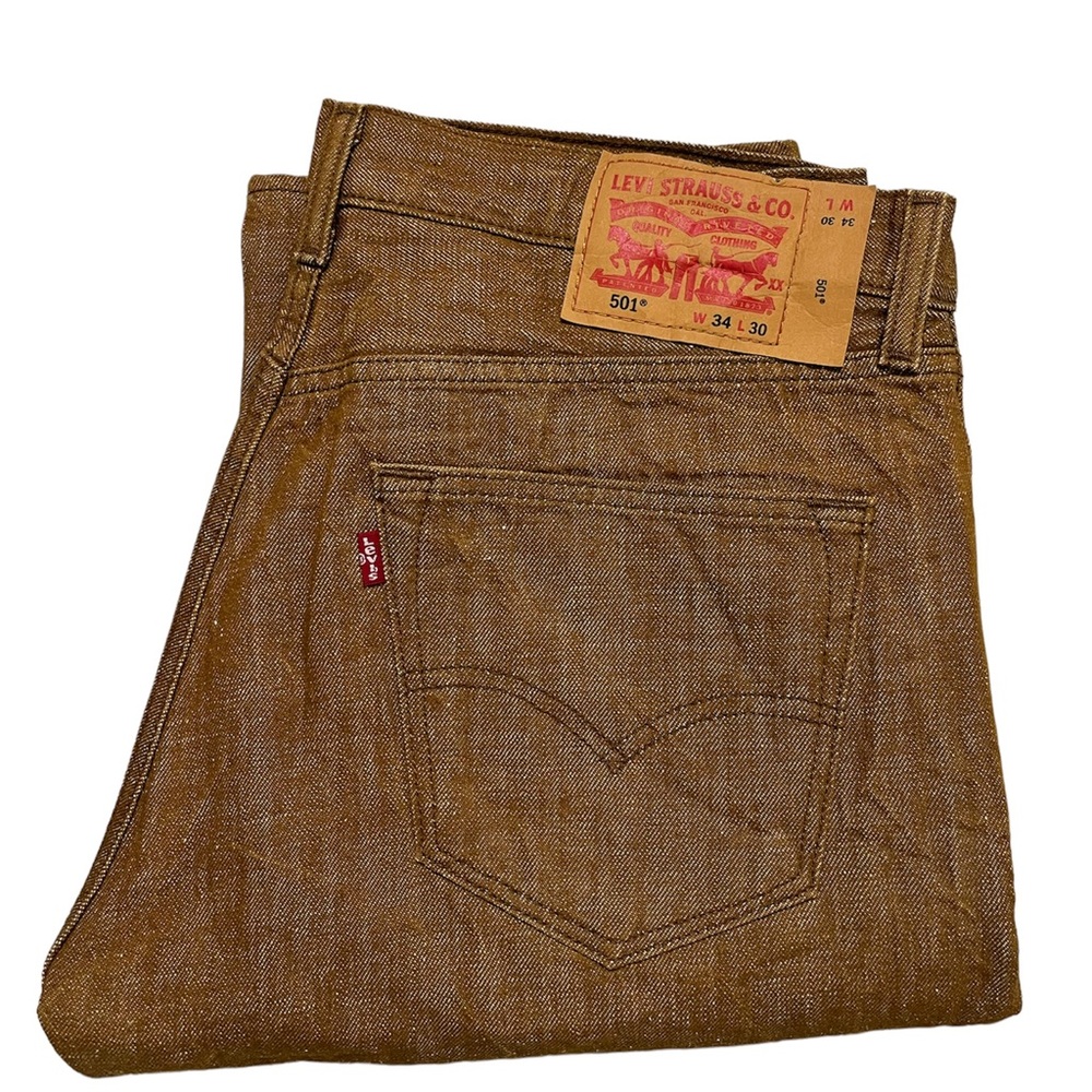 Levi’s White Oak Cone Mill 501s size 34 x 30.